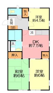 シティハイム向日葵の間取り画像