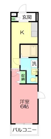 Fine weather annexの間取り画像