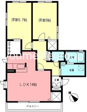 ラークヒルズIIIの間取り画像