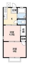 田園ハイツAの間取り画像