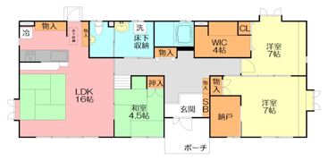 ボナールヤナセの間取り画像