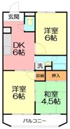 レジデンスネムラの間取り画像