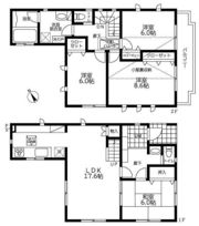鎌倉市大船戸建の間取り画像