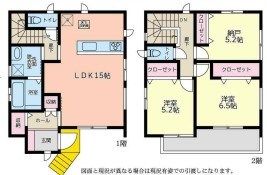 厚木市上荻野貸家の間取り画像