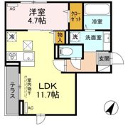 アジュールの間取り画像