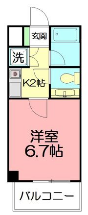 ウエストウィンハイムの間取り画像