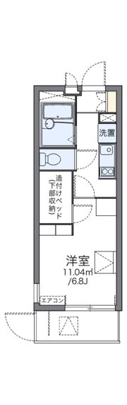 レオパレス伊勢吉の間取り画像