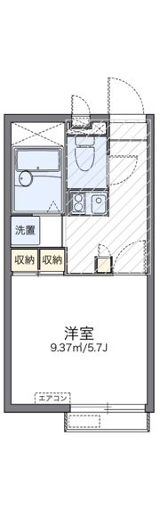 レオパレスサンブリッジの間取り画像