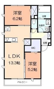 コンフォールIの間取り画像