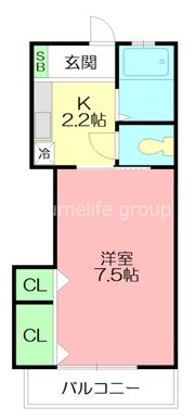 フォレストの間取り画像