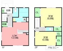 カーサカリエンテの間取り画像