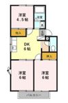 TRADサンリバー Aの間取り画像