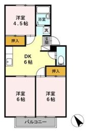 TRADサンリバー Aの間取り画像