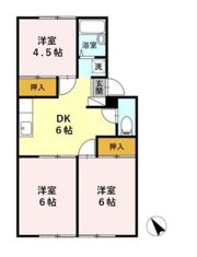 TRADサンリバー Aの間取り画像