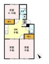 TRADサンリバー Aの間取り画像