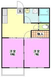 第1ブランドールの間取り画像