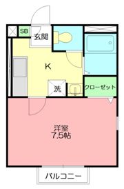 サニーハイツ相田の間取り画像