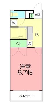 アムール厚木の間取り画像