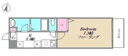メゾン オークの間取り画像