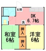 コーポ綾乃の間取り画像