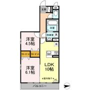 アンソレイエの間取り画像