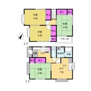 落合北4丁目貸家の間取り画像
