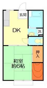 クロノス菫平の間取り画像