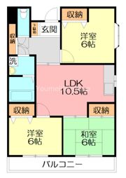アールコート椙の間取り画像