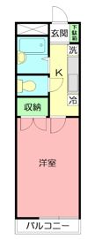 アンプルールフェールひまわりの間取り画像