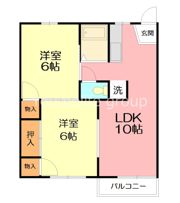 大澤ハイツの間取り画像