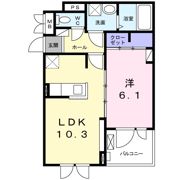 レジデンス キキの間取り画像