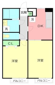 アムール ライムIIの間取り画像