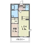 ベルフルールIIの間取り画像
