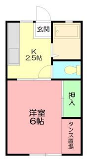 パレス三喜Iの間取り画像