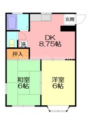 シャトルヤマツBの間取り画像