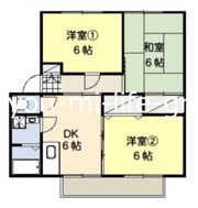 プラザ樹苑Aの間取り画像