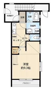 クロスハウスの間取り画像