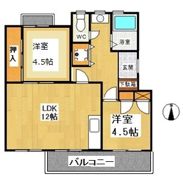 富士見コーポの間取り画像