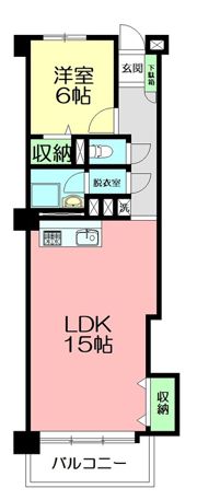 鵠沼フラワーマンションの間取り画像
