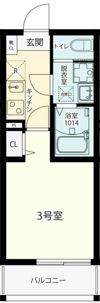 ワイズ湘南辻堂の間取り画像