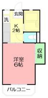 コーポ・クレインの間取り画像