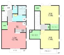 ドミールBの間取り画像