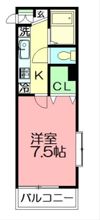 エレガンス鵠沼の間取り画像