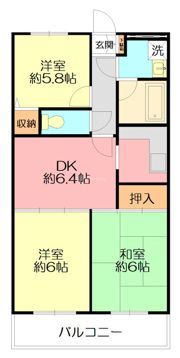 フジレジデンスの間取り画像