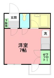 うさみハイツの間取り画像