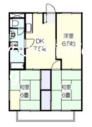 MGコーポ A棟の間取り画像