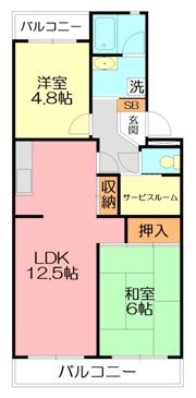 グランドゥールの間取り画像