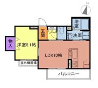 AMOUR・Cの間取り画像