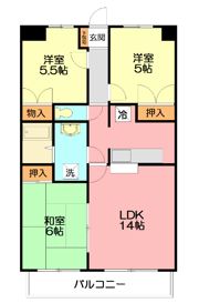 シャロームアイリの間取り画像
