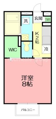 グリーンハウスDの間取り画像